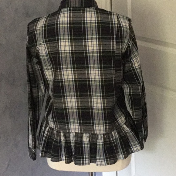 Kenzie plaid blouse size XL women’s - Picture 3 of 4